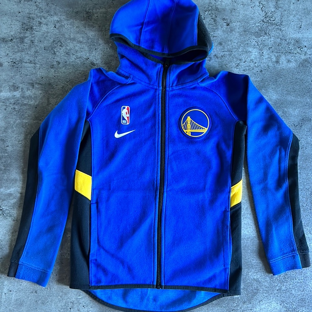 Nike Dri-fit Warriors zip up hoodie